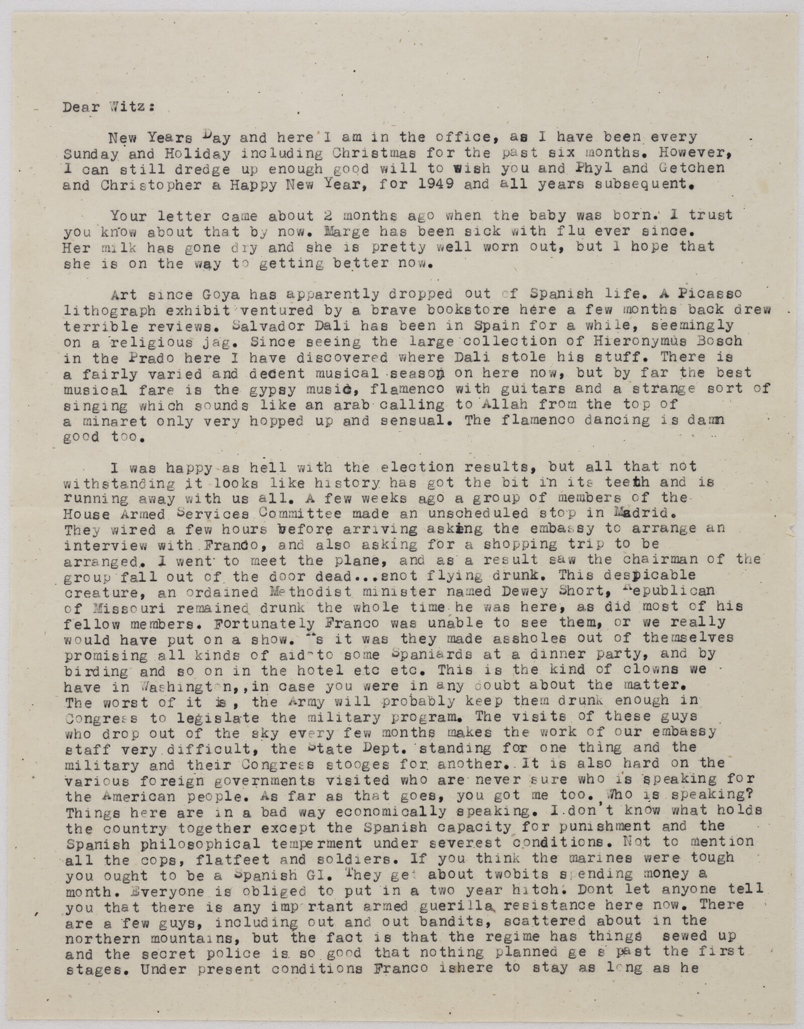 Were ALLAN, 1945-1958
