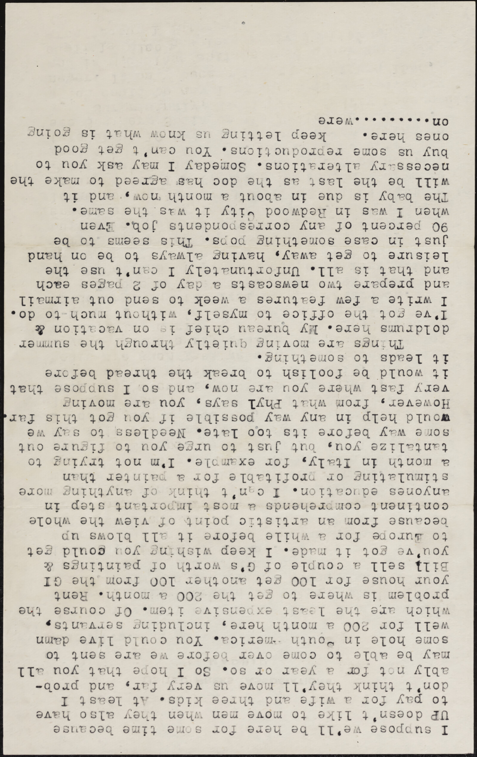 Were ALLAN, 1945-1958