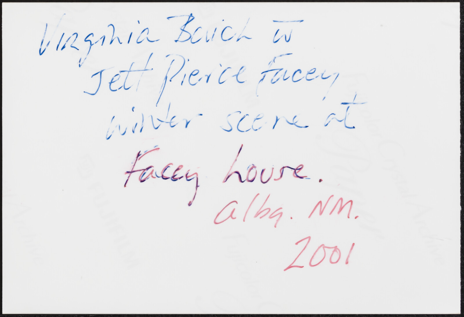 Martin FACEY, 2000-2009