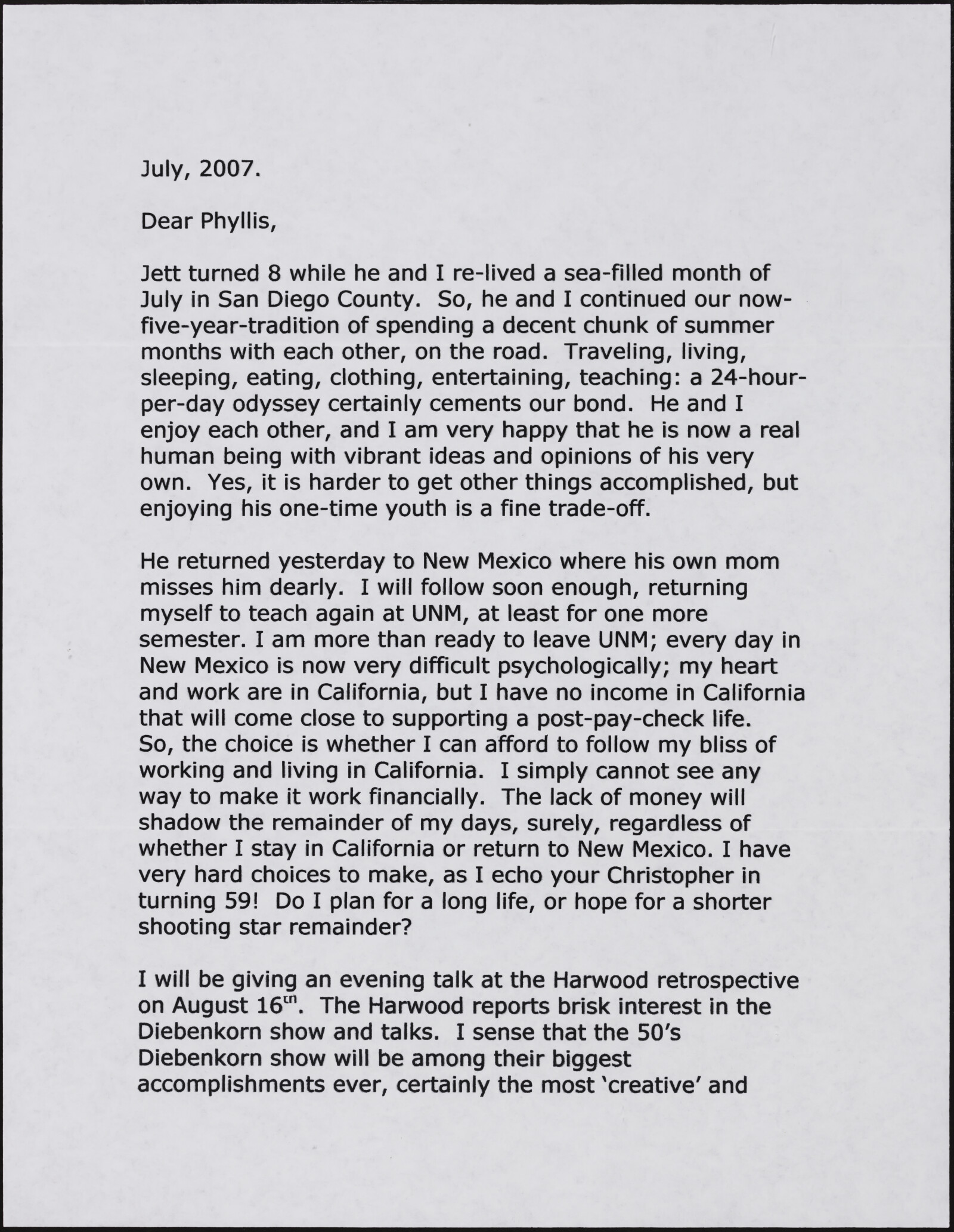 Martin FACEY, 2000-2009