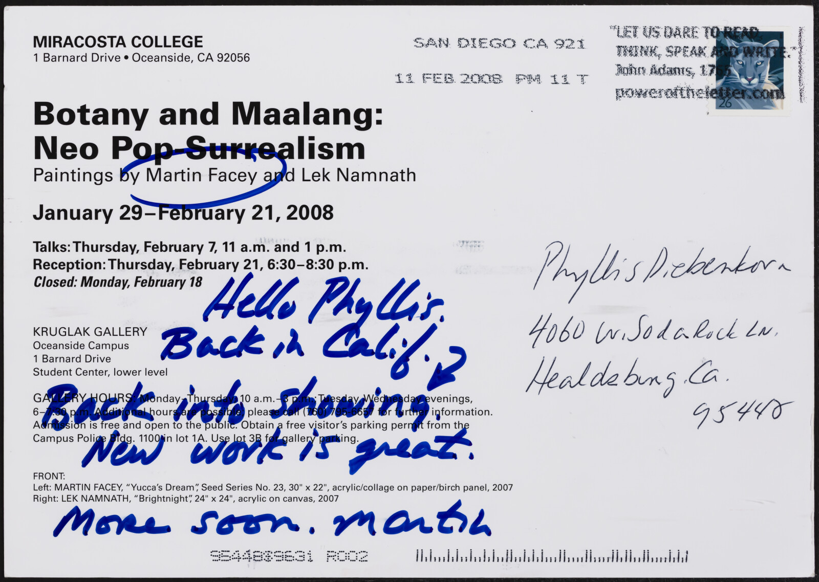 Martin FACEY, 2000-2009