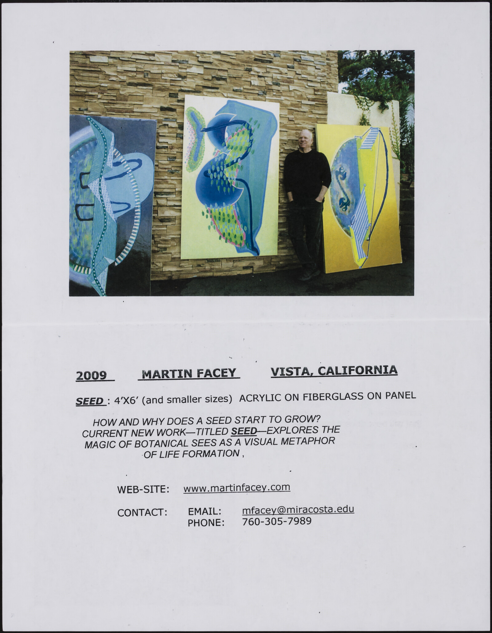 Martin FACEY, 2000-2009