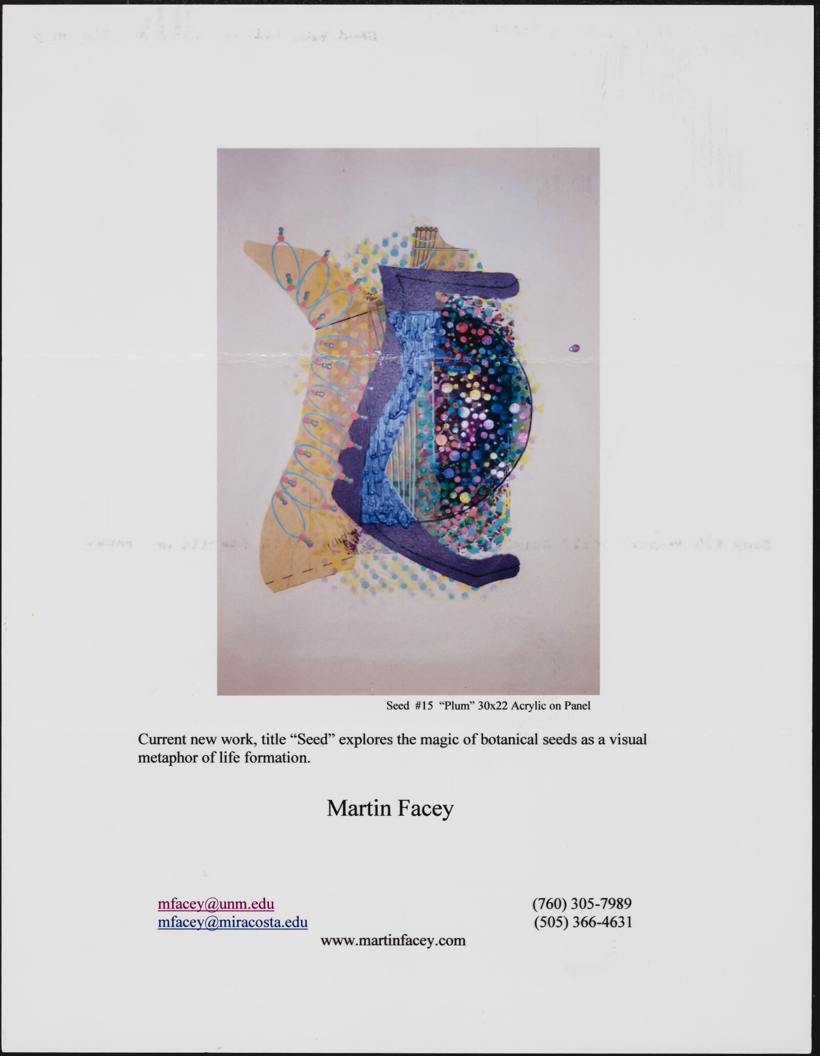 Martin FACEY, 2000-2009