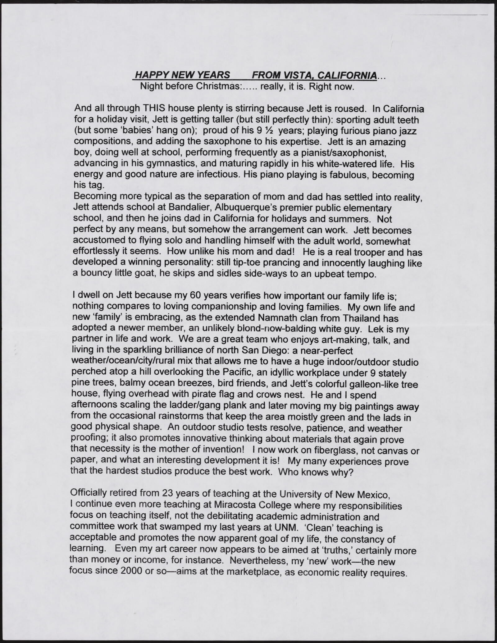 Martin FACEY, 2000-2009
