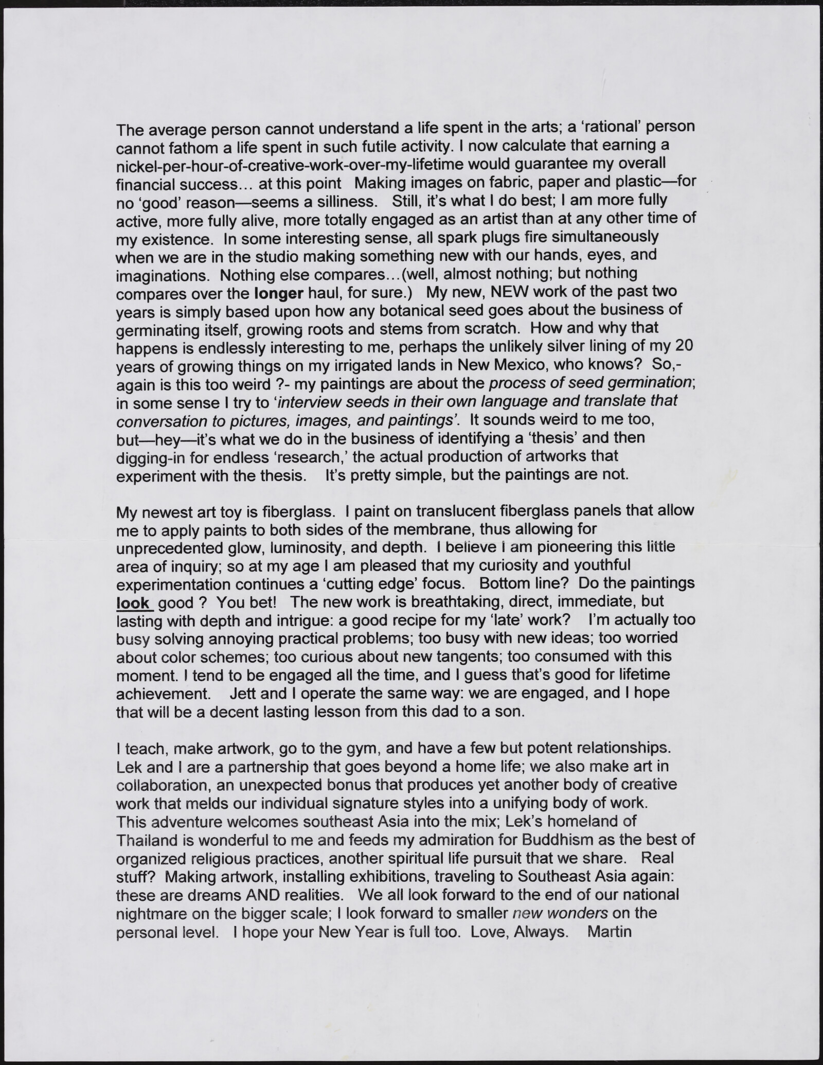 Martin FACEY, 2000-2009