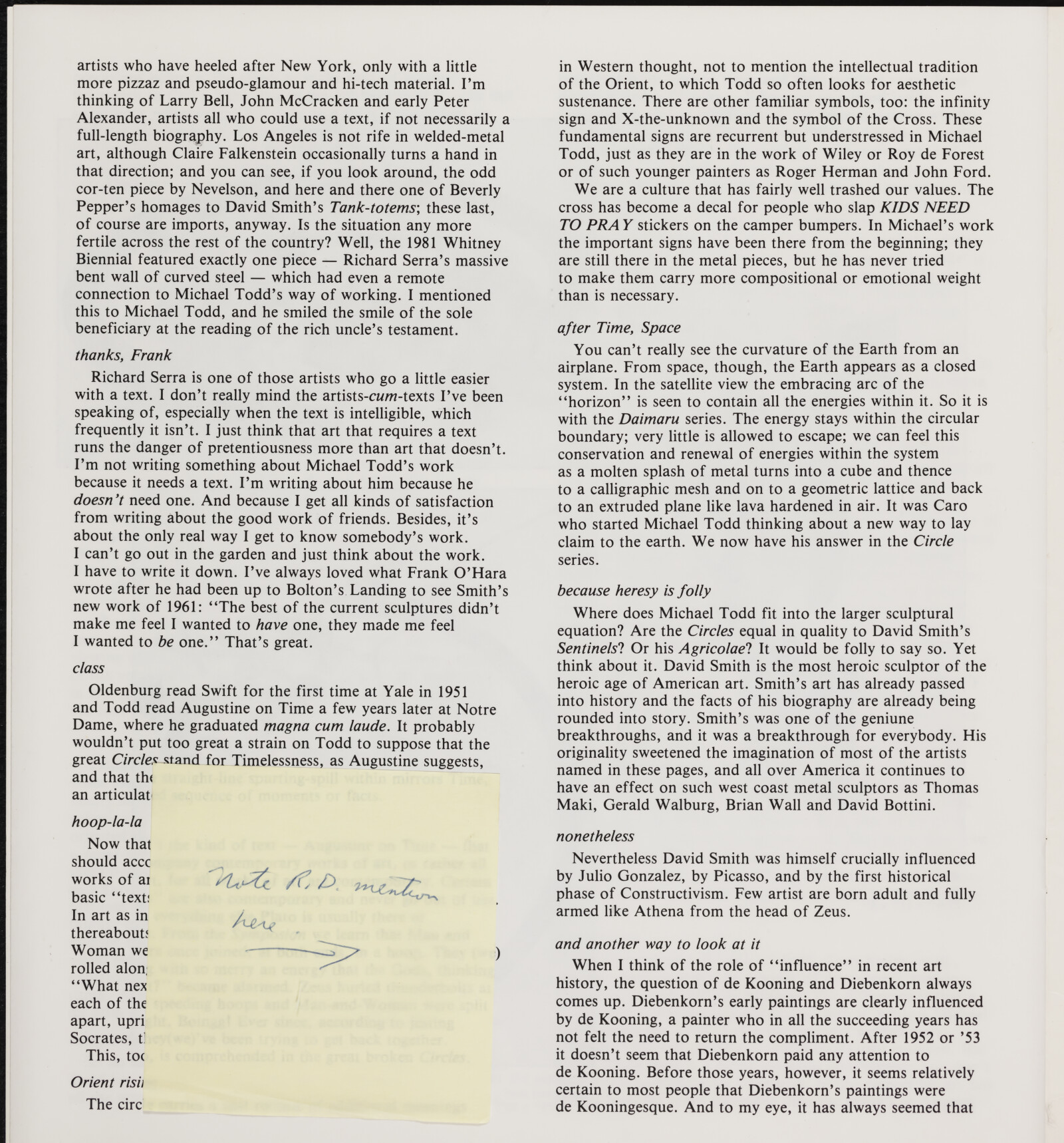 John Fitz GIBBON, 1963-1993