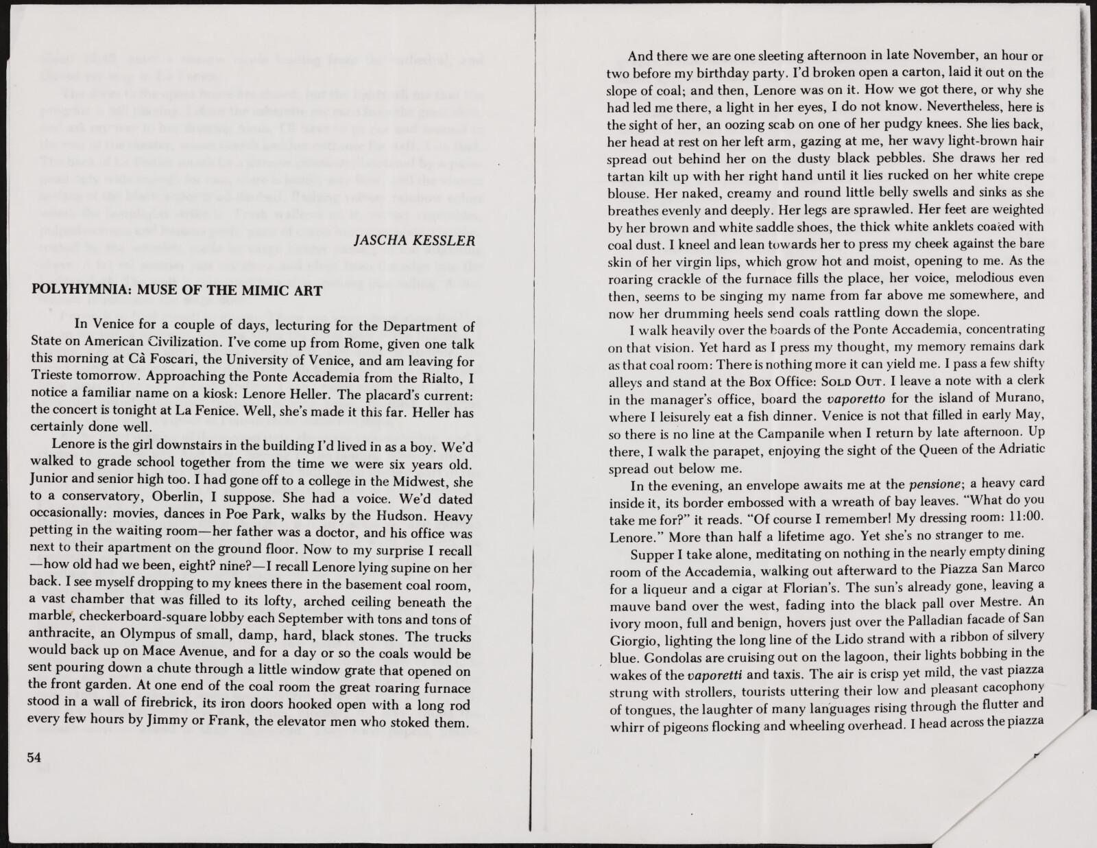 Julia and Jascha KESSLER, 1978-1993