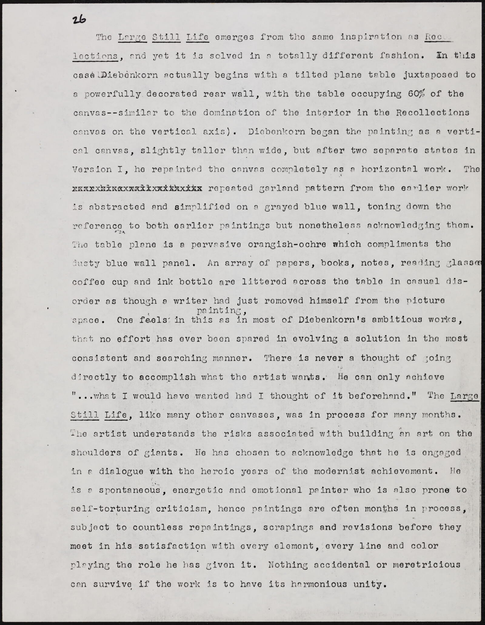 Gerald NORDLAND, essay draft, undated