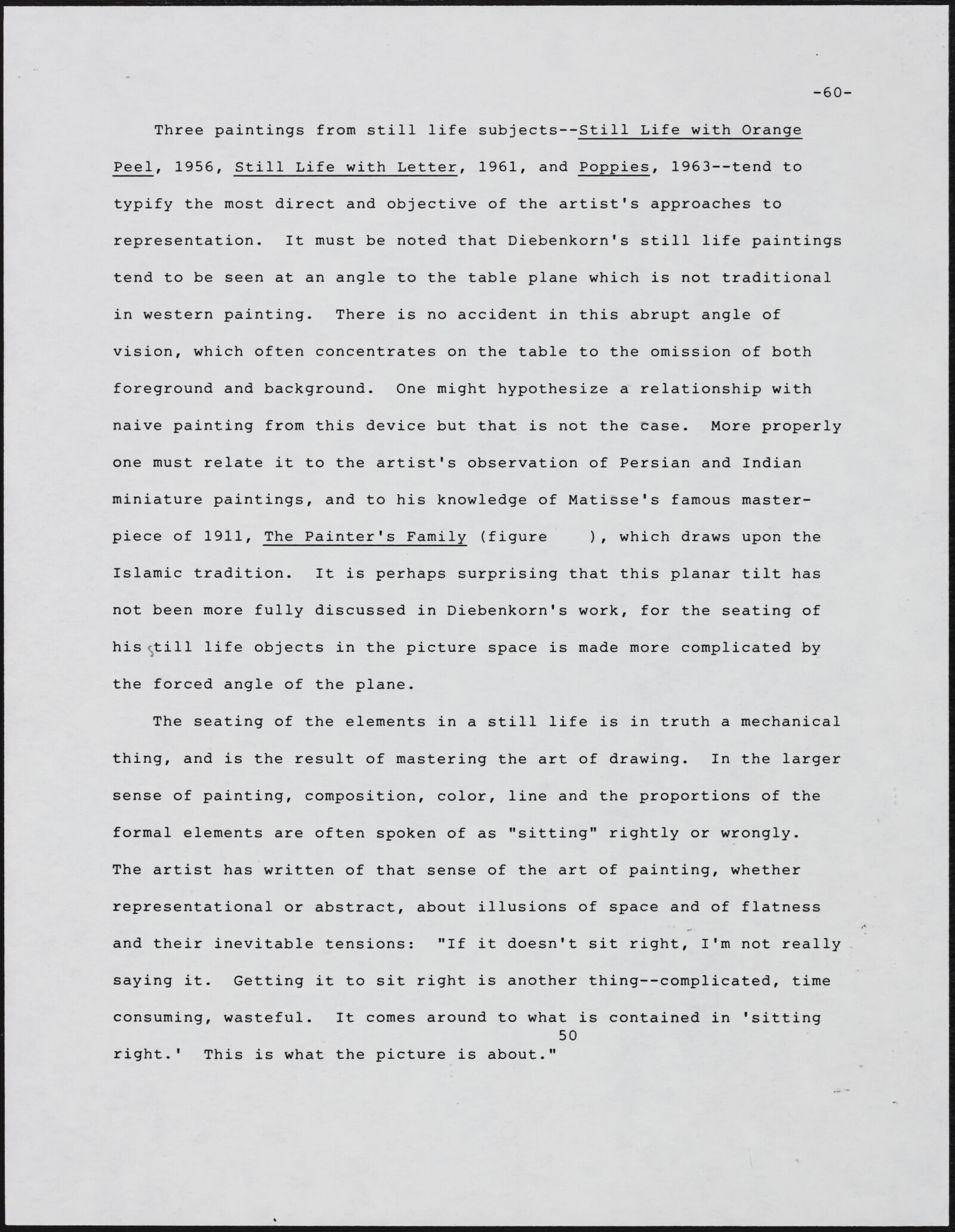 Gerald NORDLAND, essay draft, undated