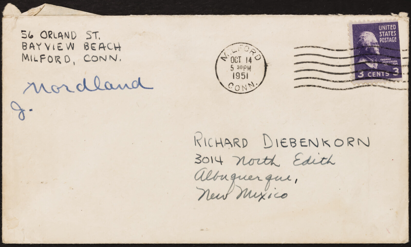 Gerald NORDLAND, 1951-1960