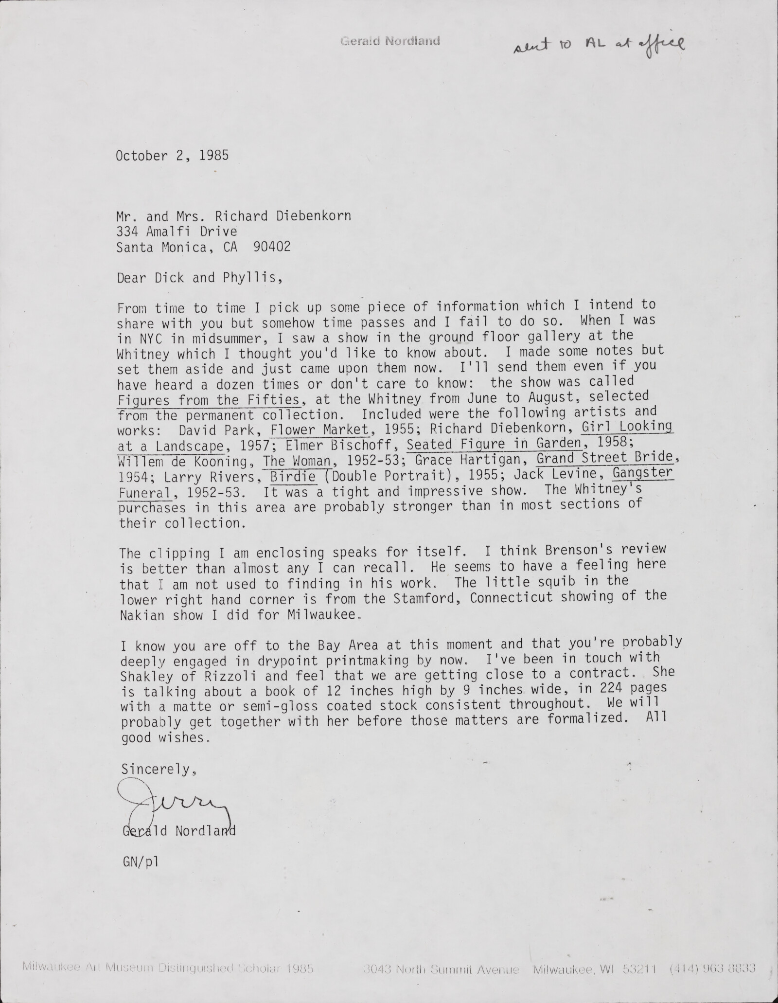 Gerlad NORDLAND, Rizzoli, Lauren Shakely, 1980-1985