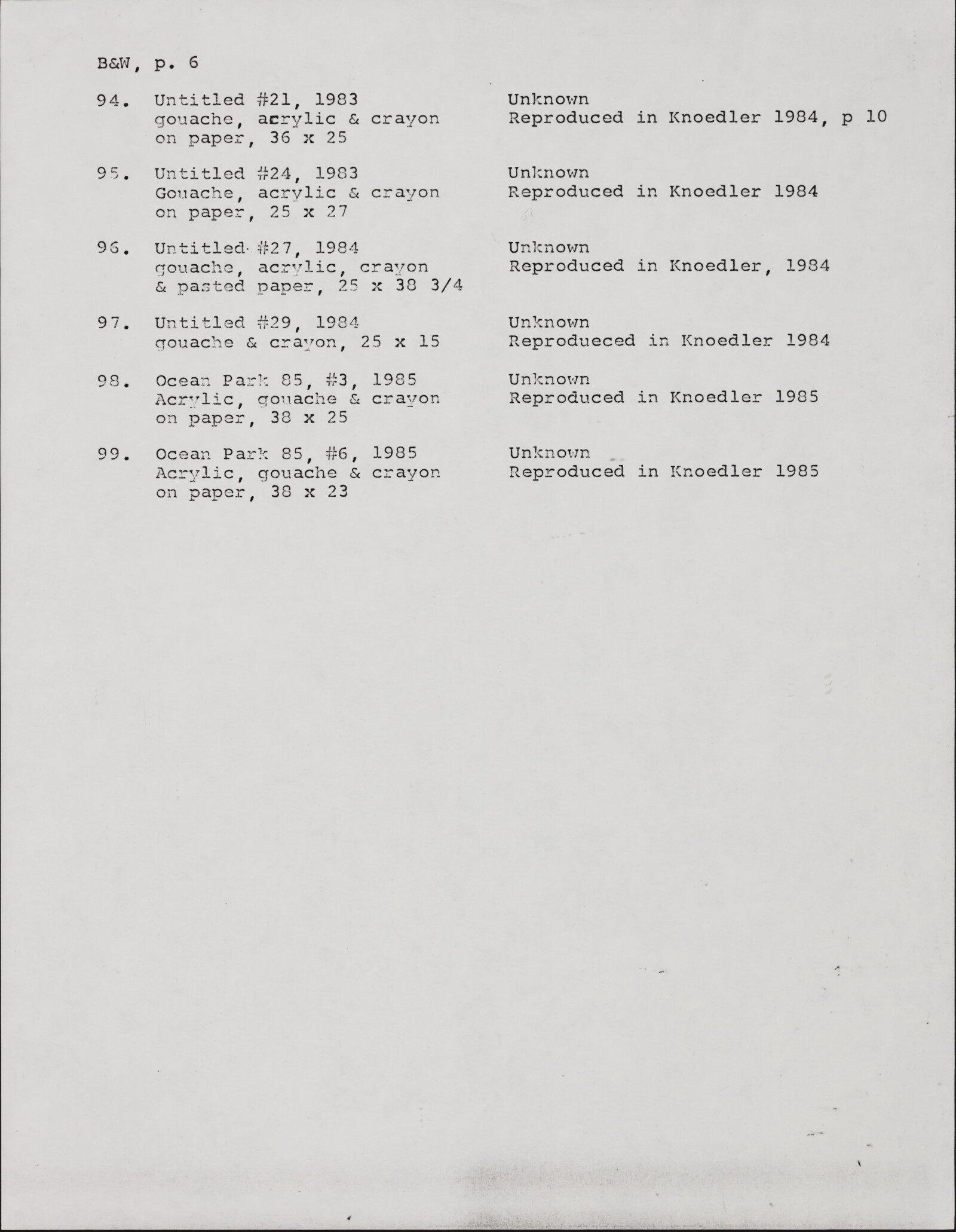 Gerald NORDLAND, 1986-1989