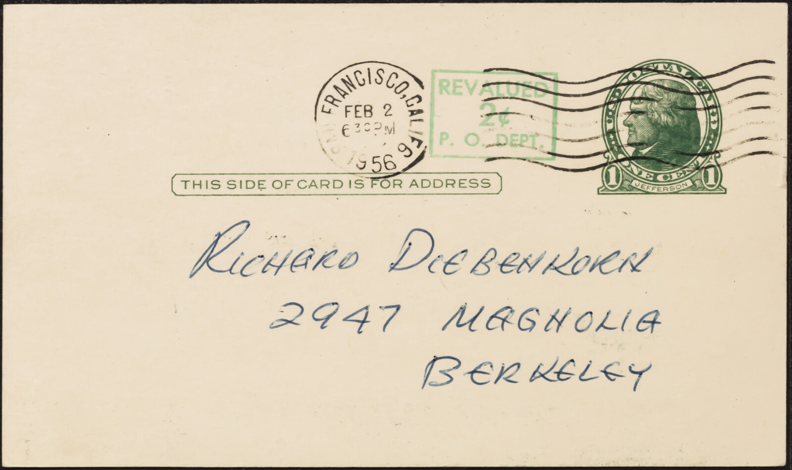 San Francisco Museum of Art. Johnston, Crapsey, Humphrey, Kong, Baker, Morley. 1952-1956