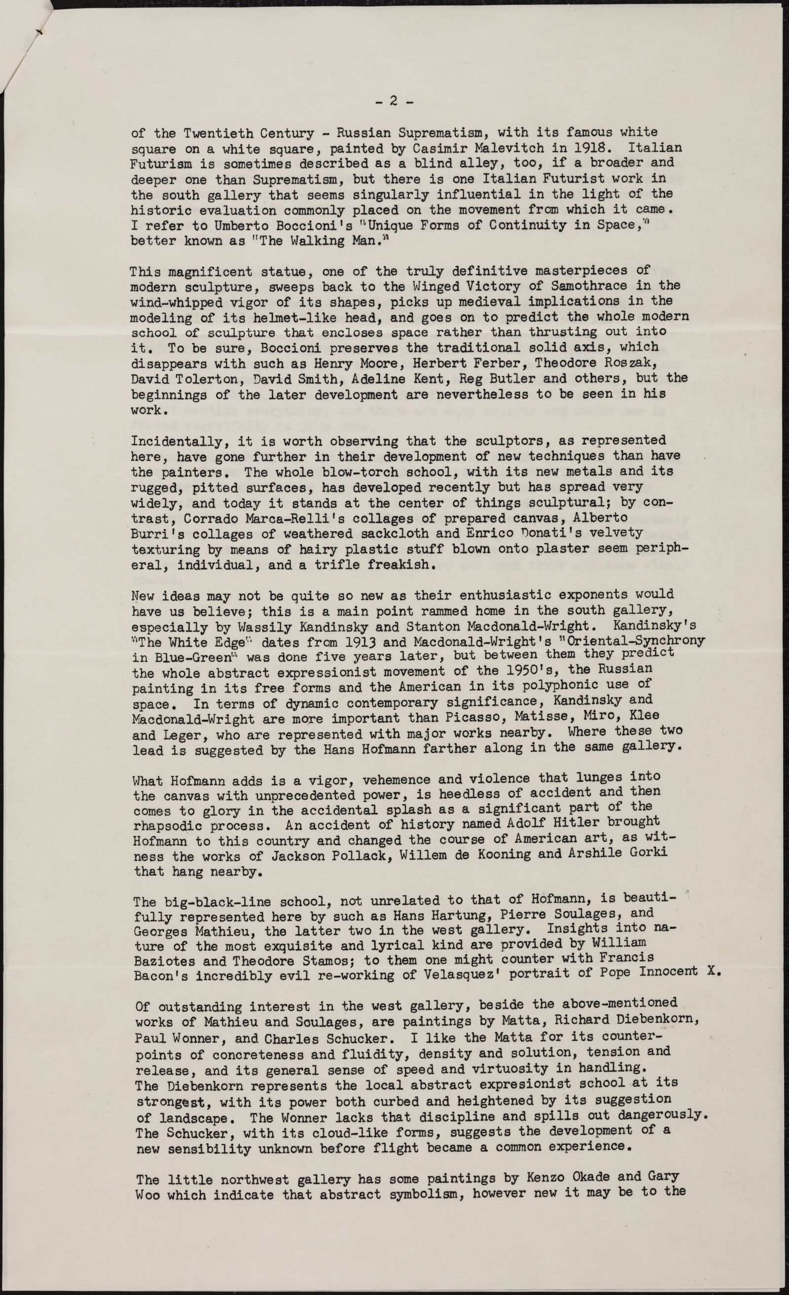 San Francisco Museum of Art. Johnston, Crapsey, Humphrey, Kong, Baker, Morley. 1952-1956