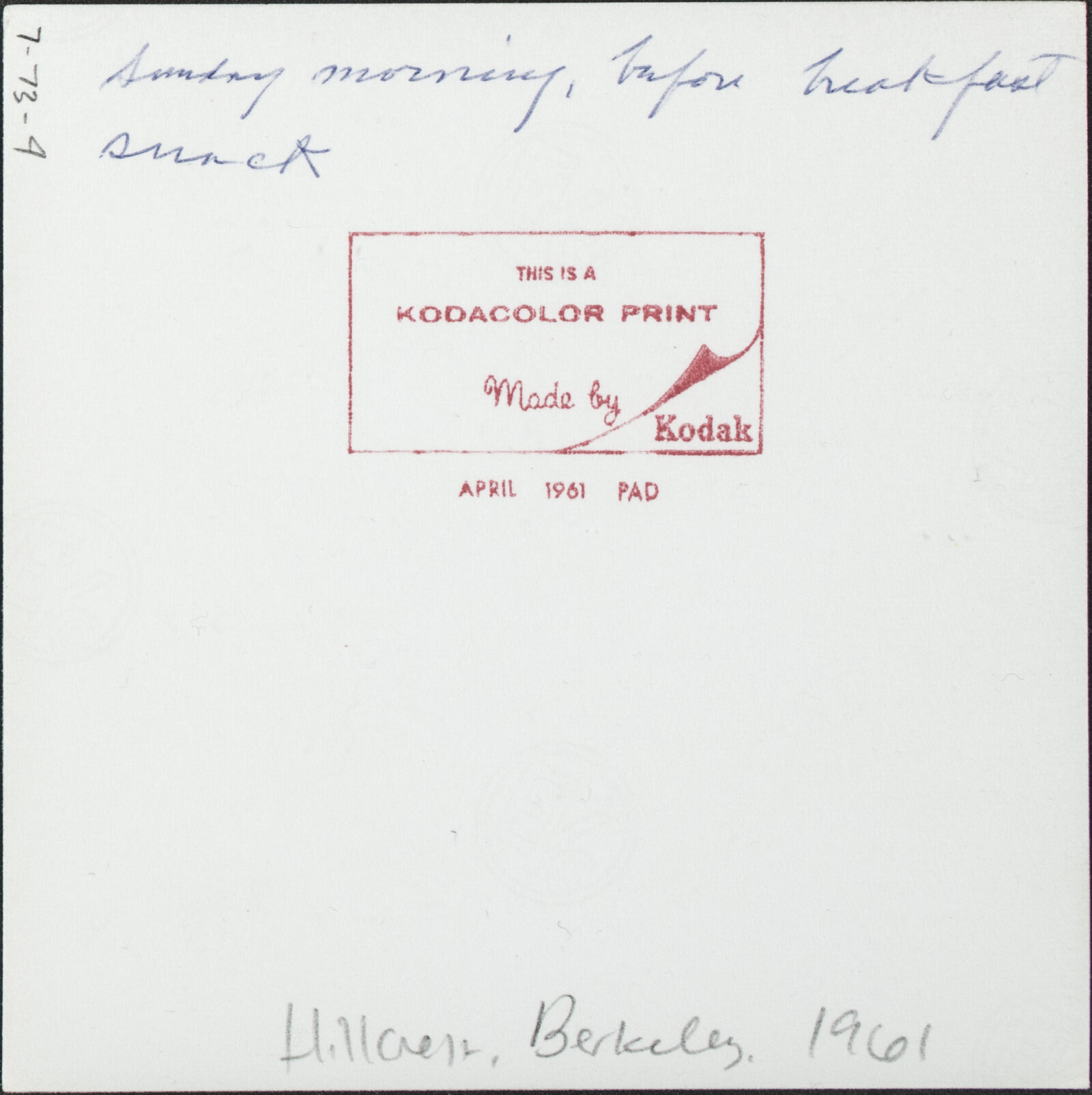 Berkeley, Southern California, and Santa Cruz Island Family Photographs