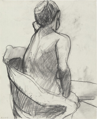 Untitled (Seated Nude, Back Turned)