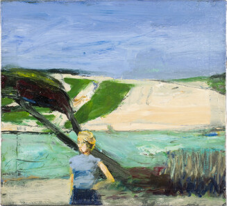 Landscape with Figure (Girl on Dunes)