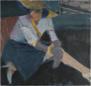 Woman in Hat and Gloves