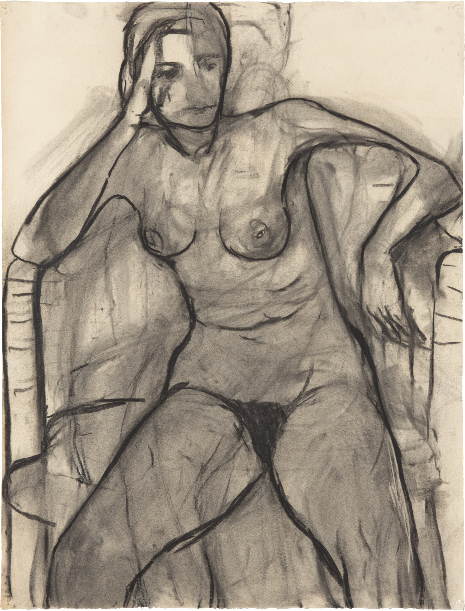 Untitled (Seated Nude)