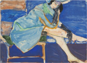 Untitled (Seated Woman, Legs Crossed)