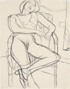 Untitled (Seated Nude)