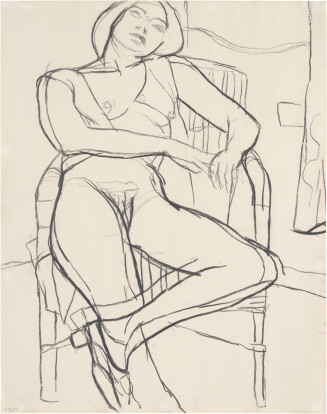 Untitled (Seated Nude)