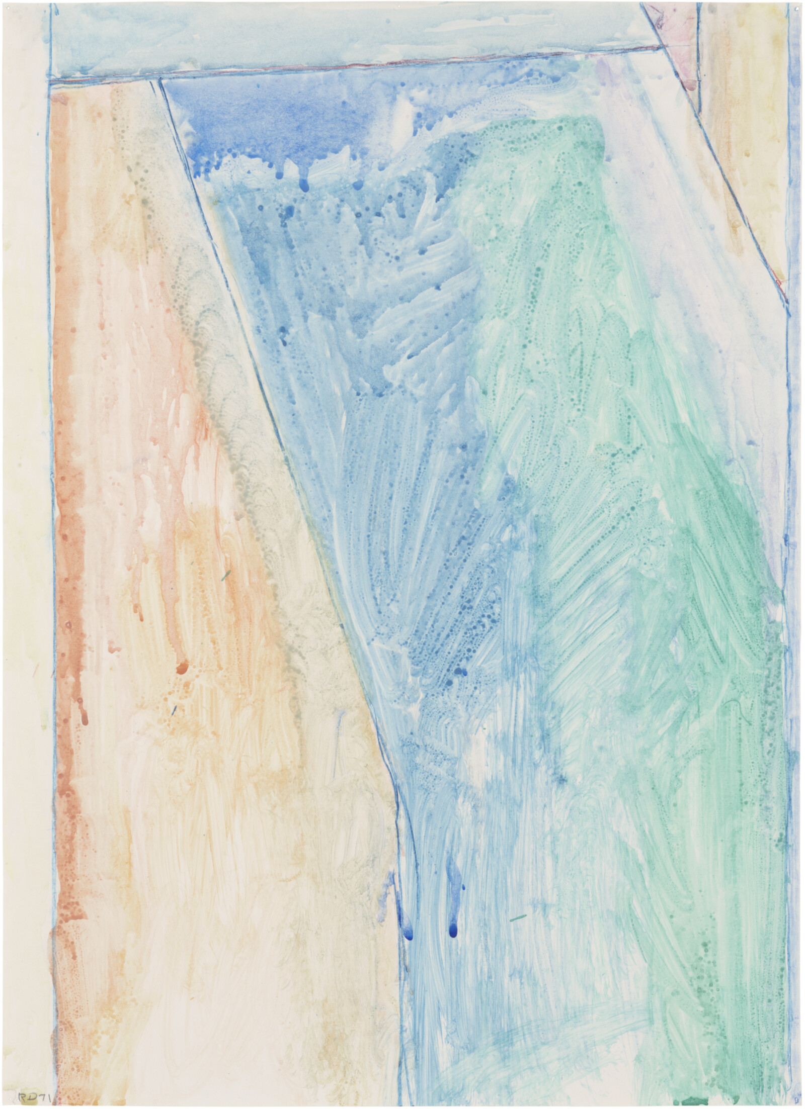 Richard Diebenkorn: Drawings, 1970–71, "Ocean Park"