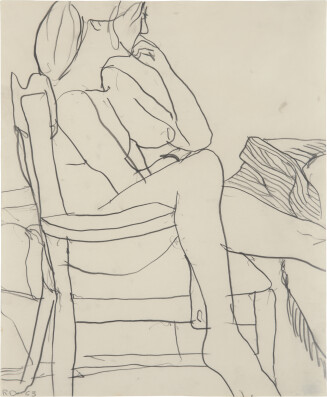 Untitled (Seated Nude)