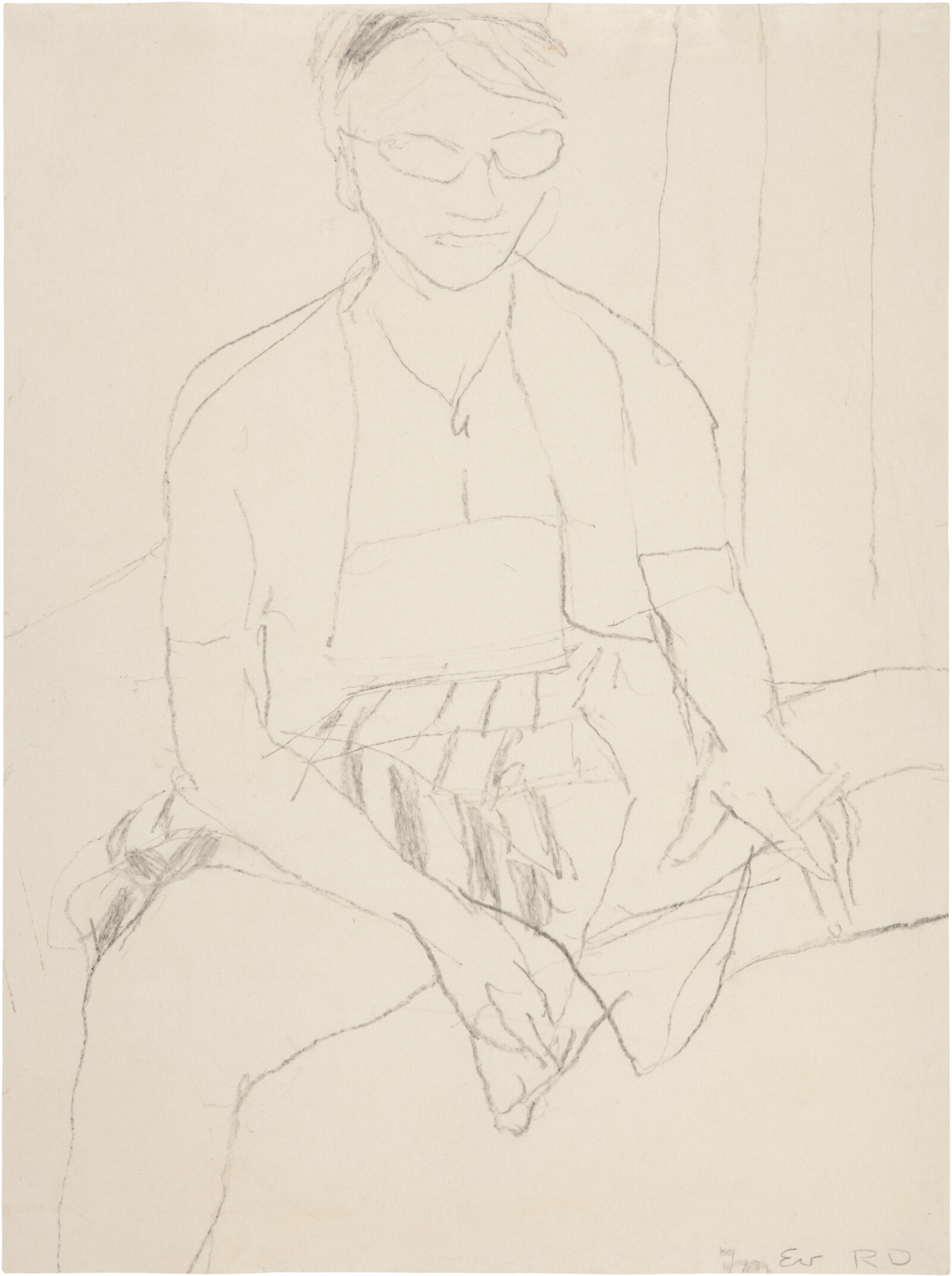 Seated Woman with a Cigarette