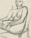 Untitled (Seated Nude)