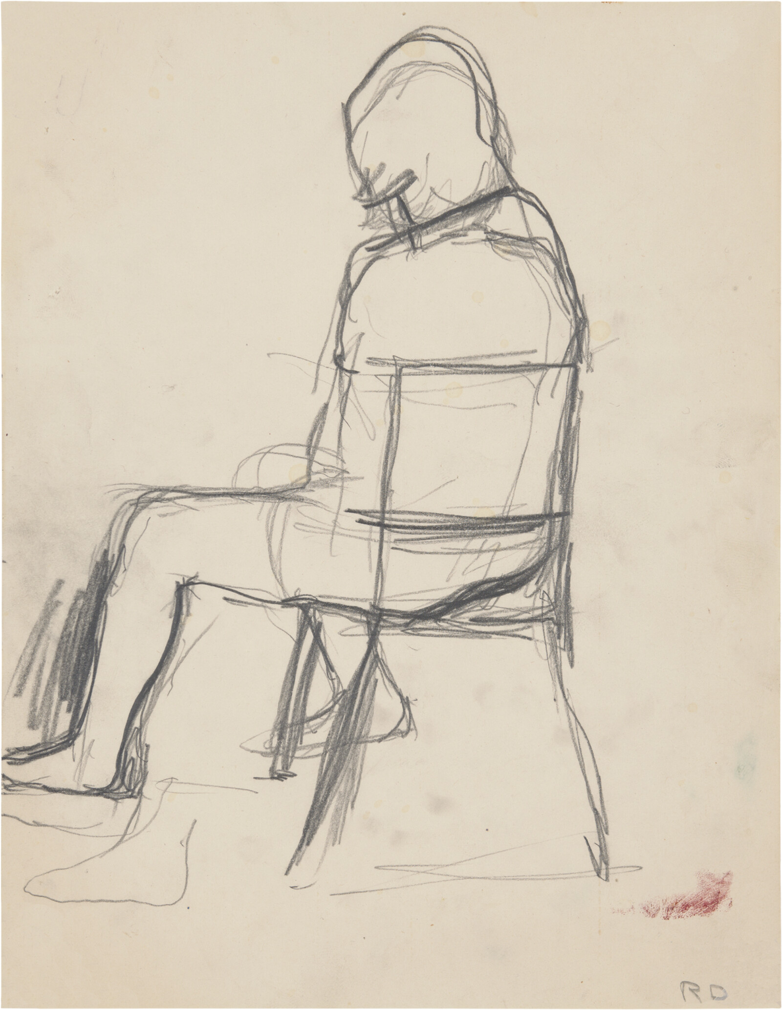 Study for Girl Looking at Landscape