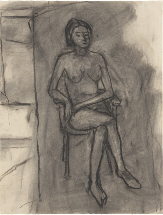 Untitled (Seated Nude)