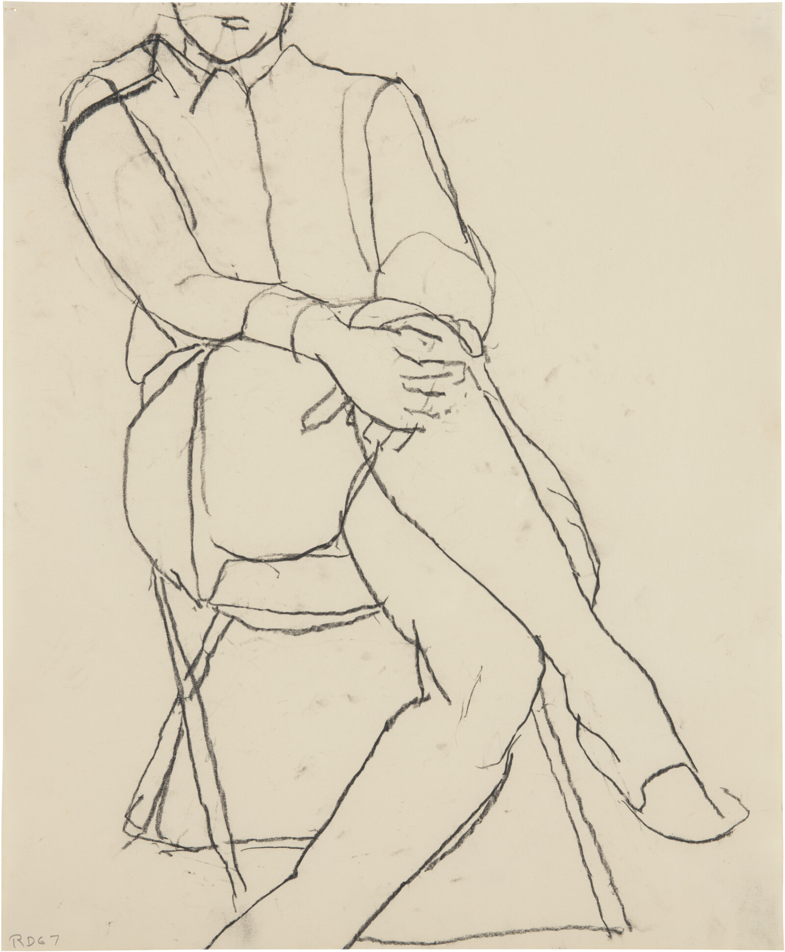 Untitled (Woman, Legs Crossed)