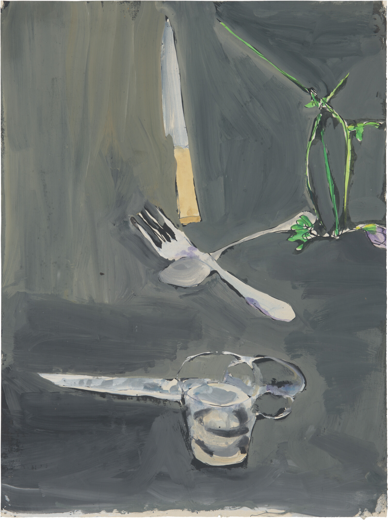 Untitled (Still Life with Ivory Handled Knife)