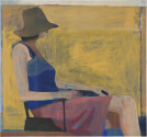 Seated Figure with Hat