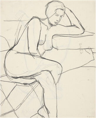 Untitled (Nude, Legs Crossed)