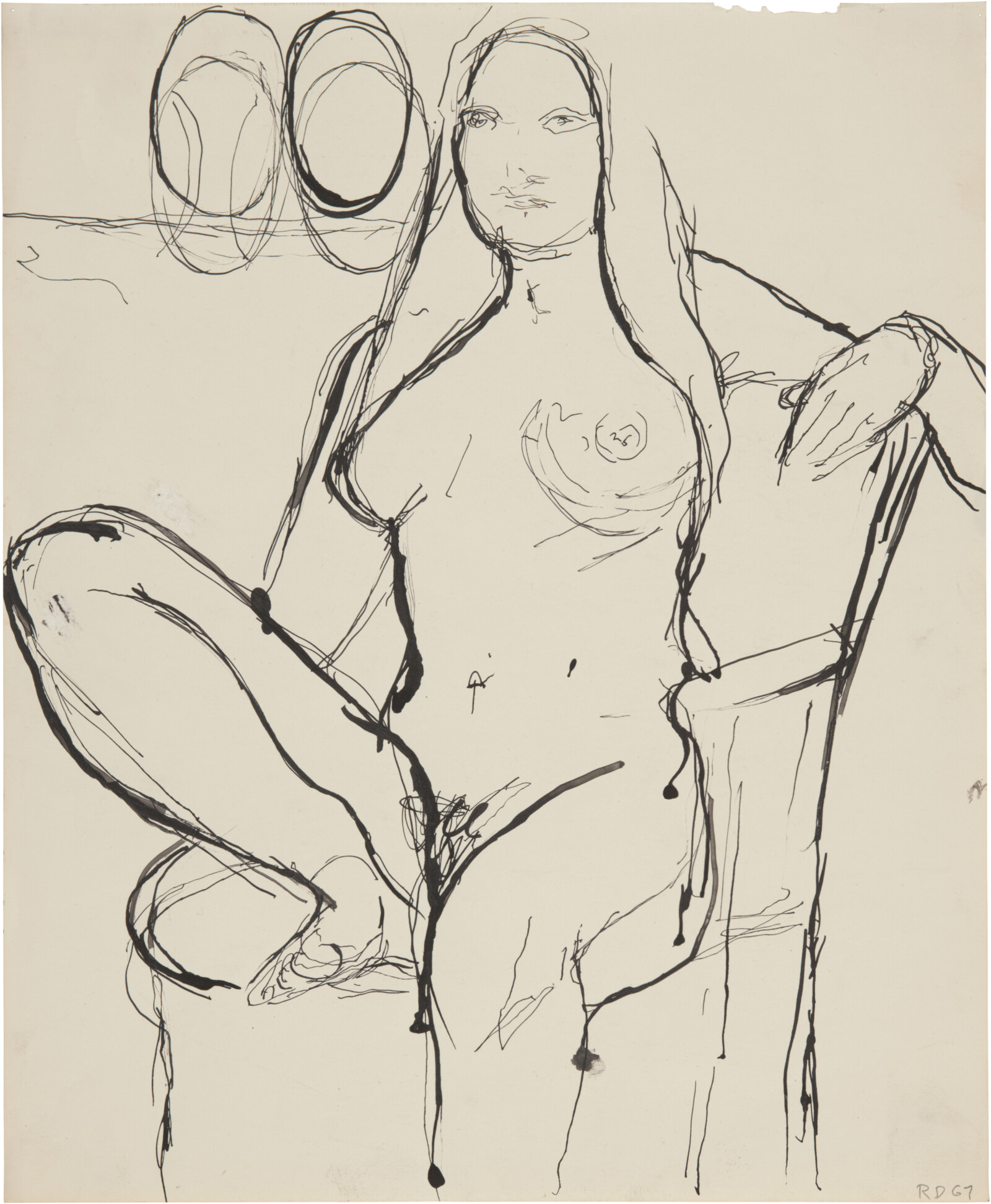 Untitled (Nude, Leg Up)