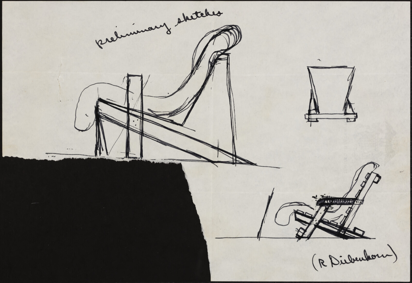 Correspondence from Richard Diebenkorn to Phyllis Diebenkorn