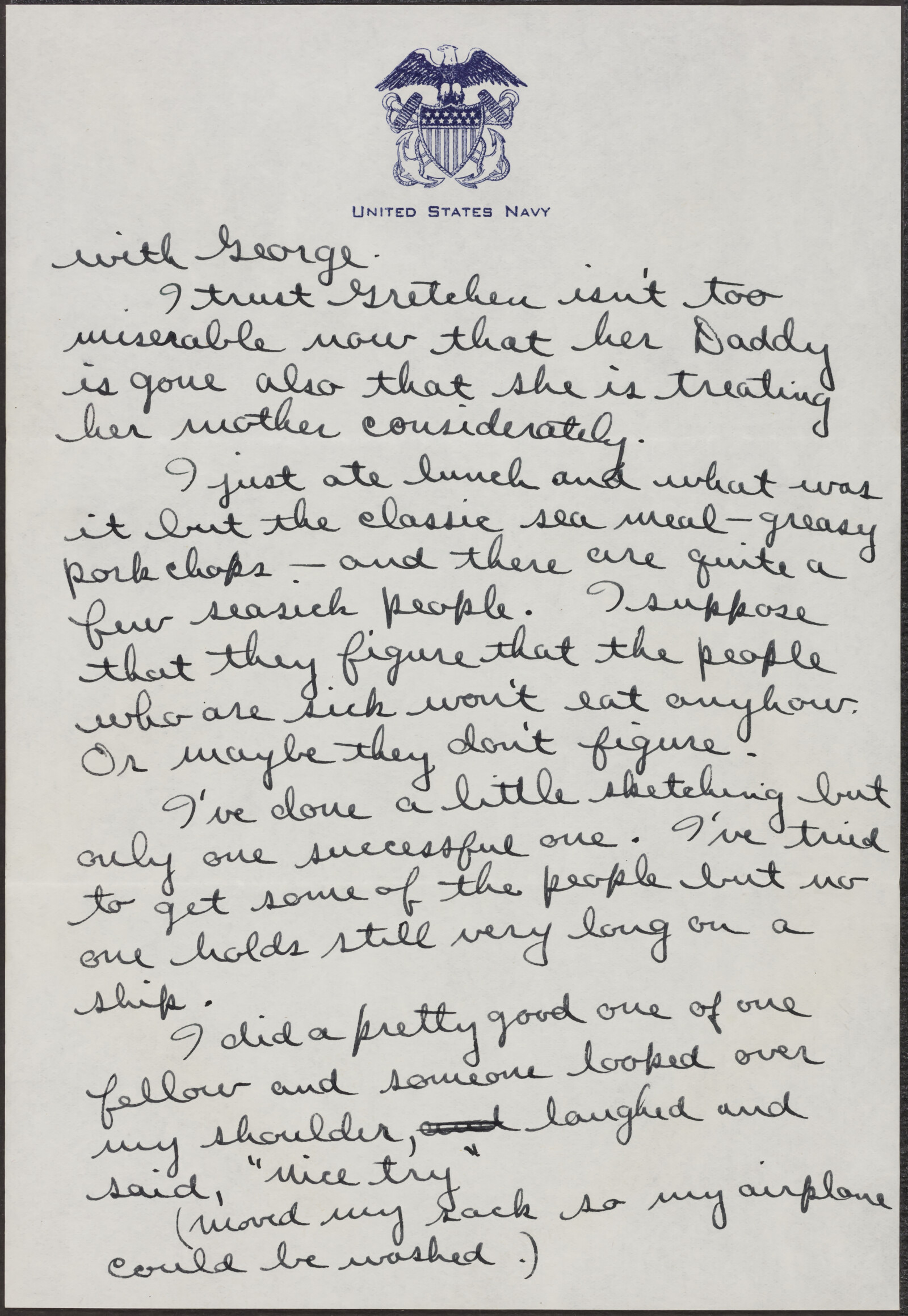 Correspondence from Richard Diebenkorn to Phyllis Diebenkorn