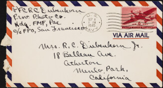 Correspondence from Richard Diebenkorn to Phyllis Diebenkorn