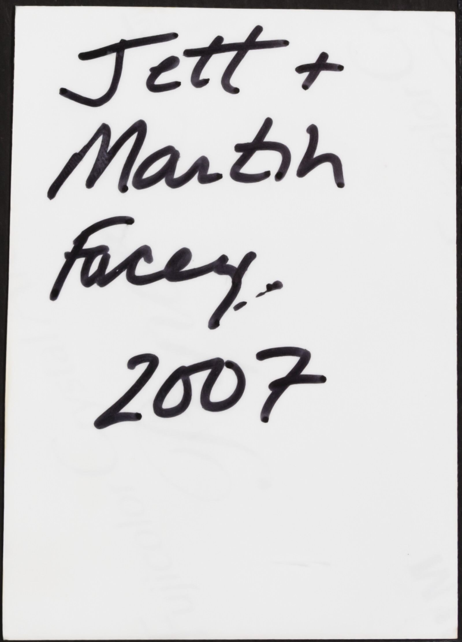 Martin FACEY, 2000-2009