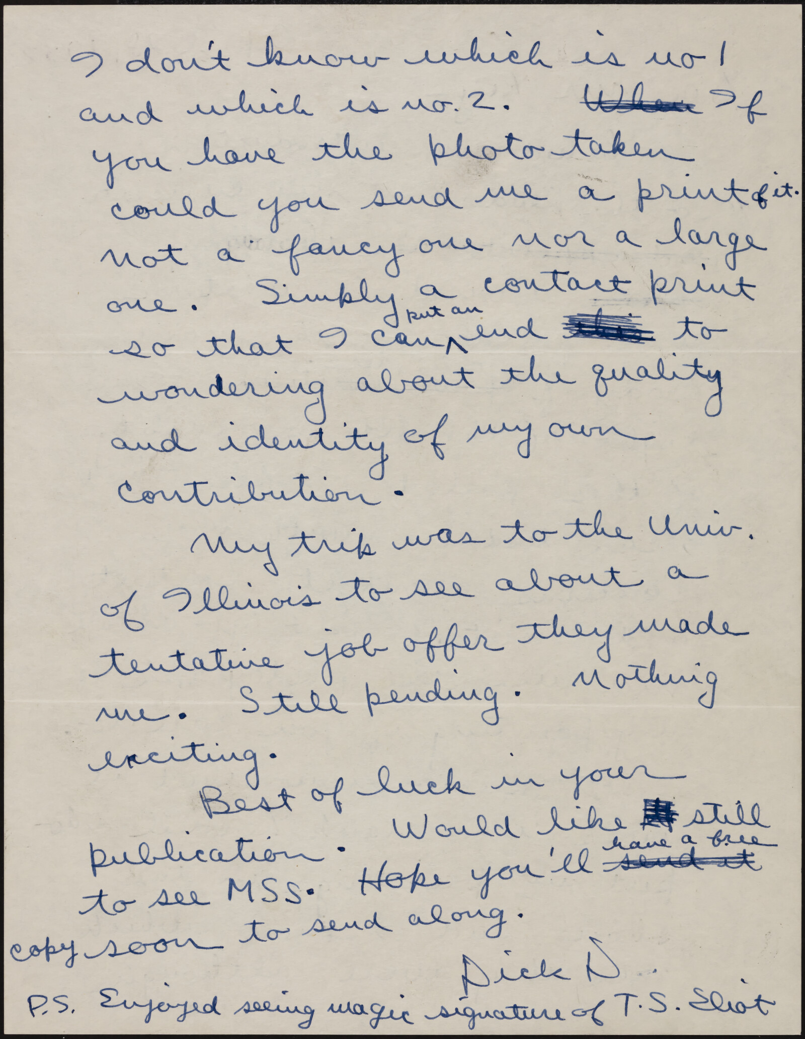 Murray Hickey LEY, 1952