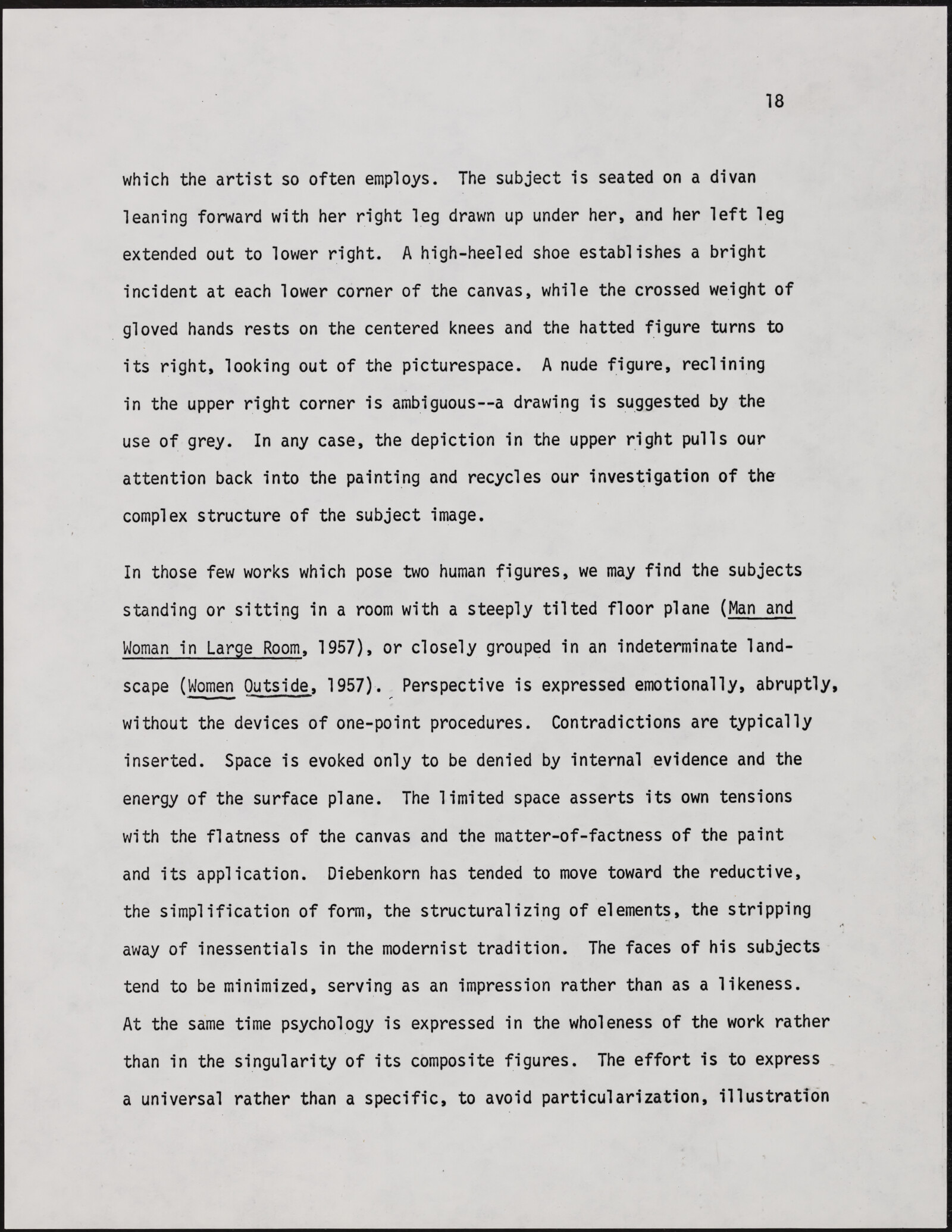 Gerald NORDLAND, essay draft, undated