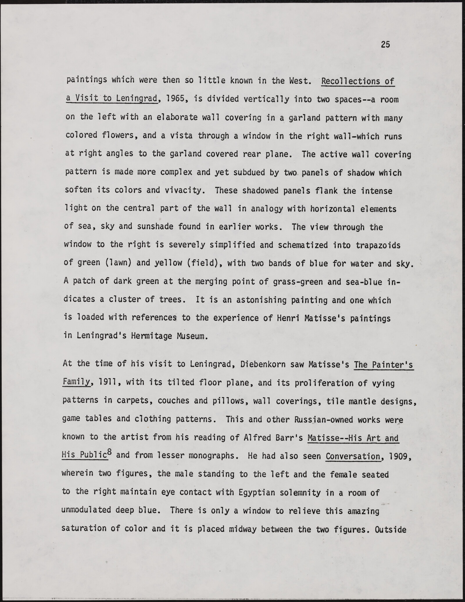 Gerald NORDLAND, essay draft, undated