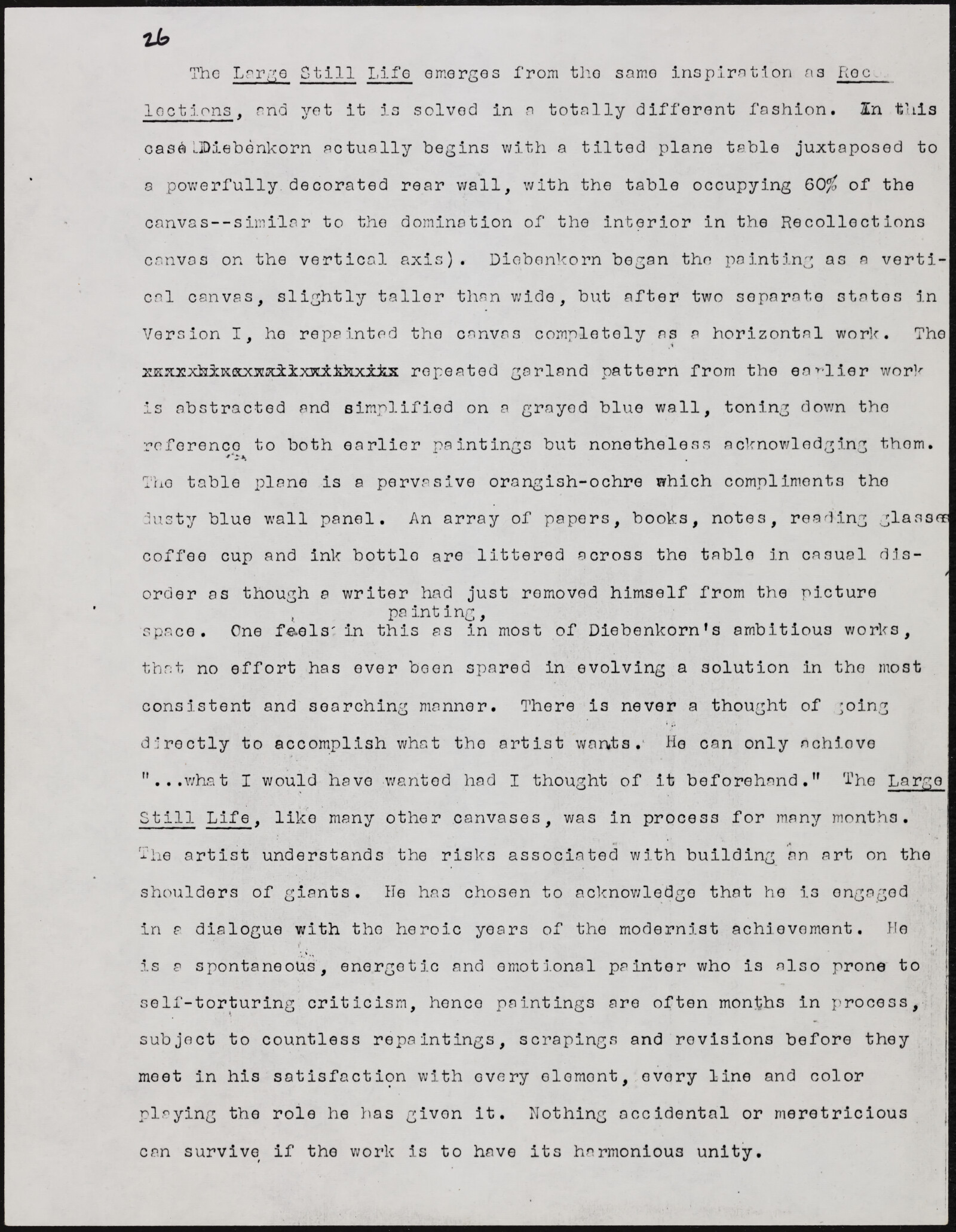 Gerald NORDLAND, essay draft, undated