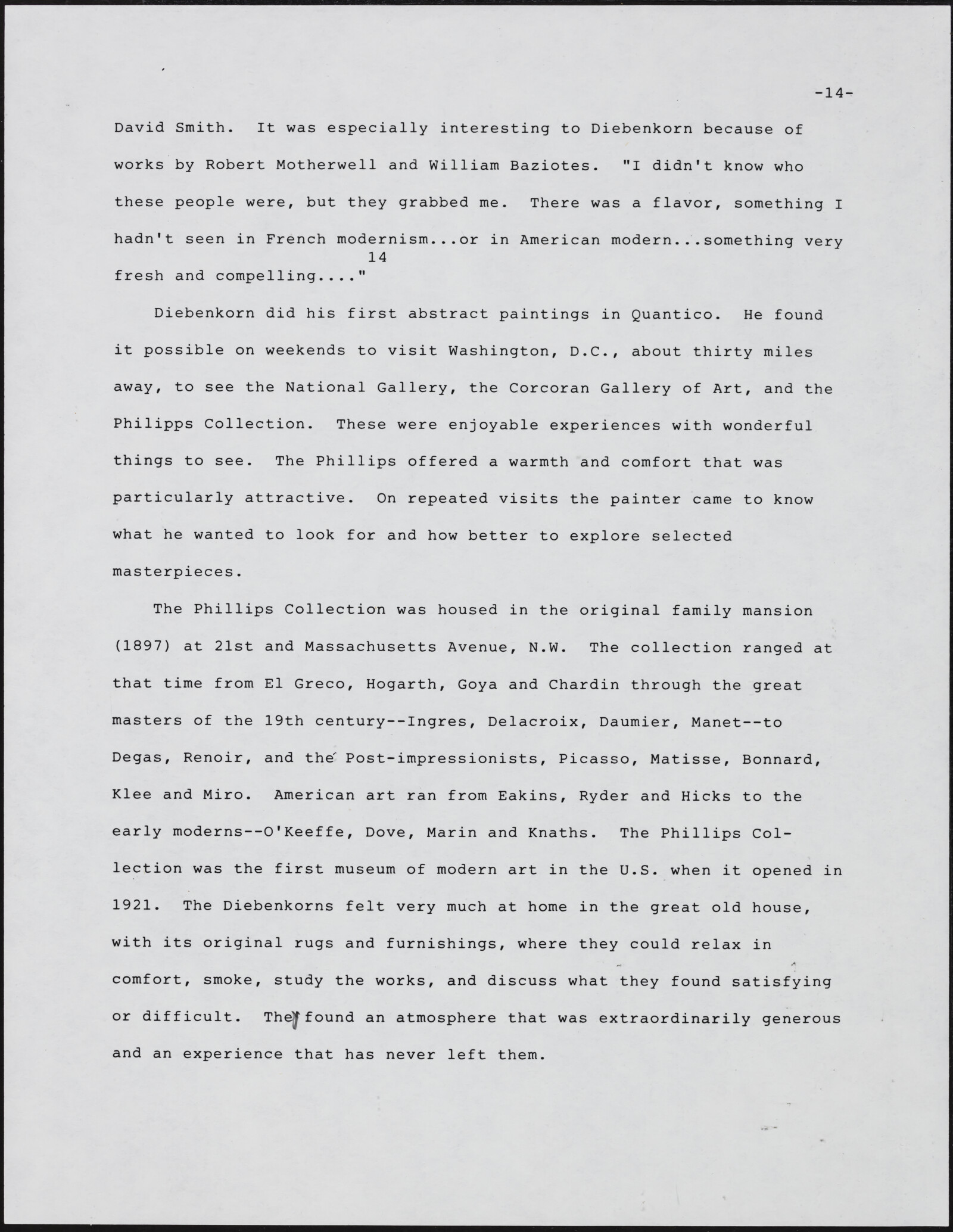 Gerald NORDLAND, essay draft, undated