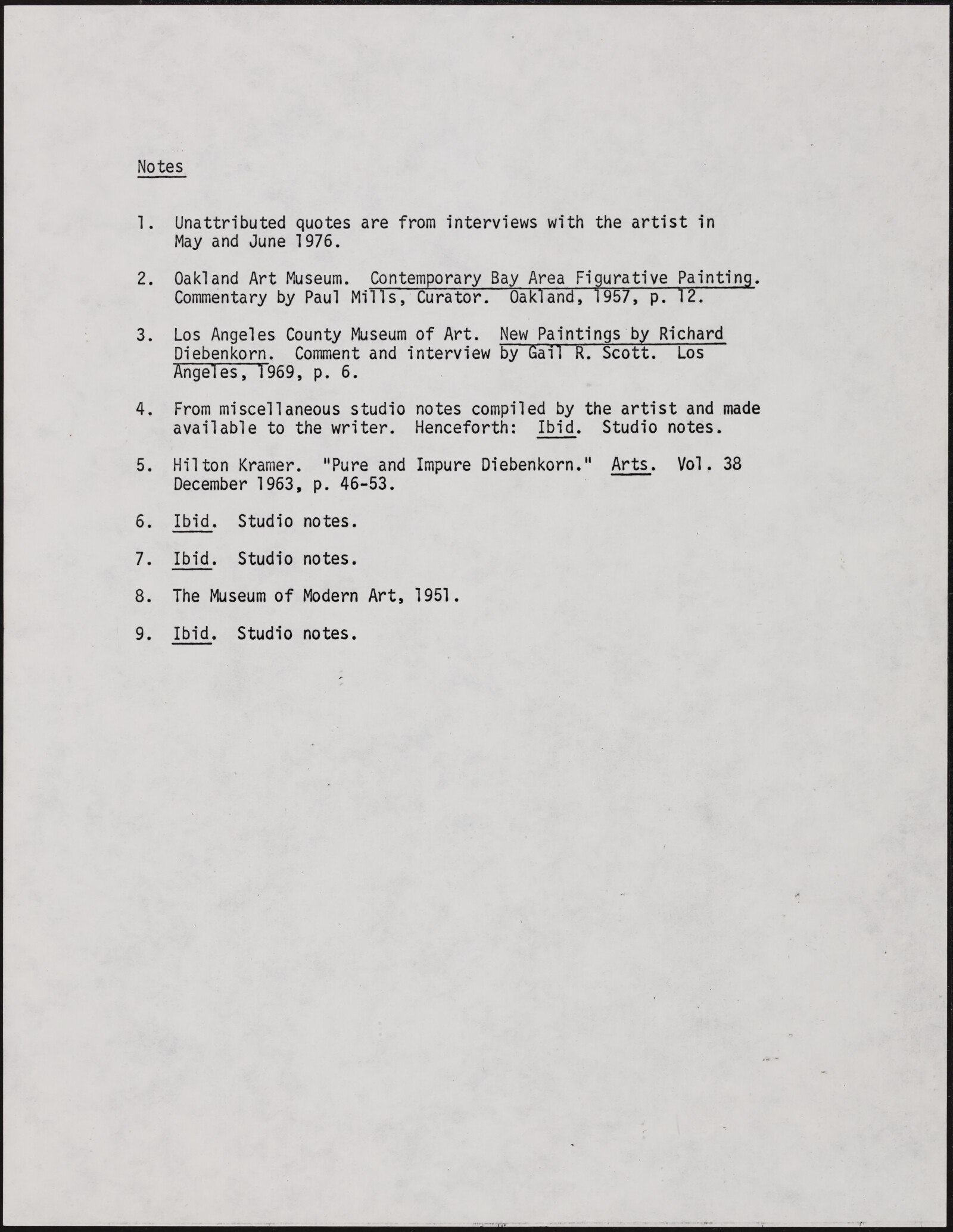 Gerald NORDLAND, essay draft, undated