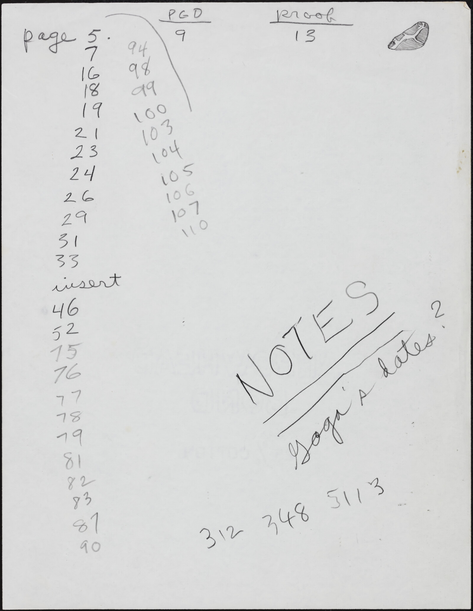 Gerald NORDLAND, essay draft, undated