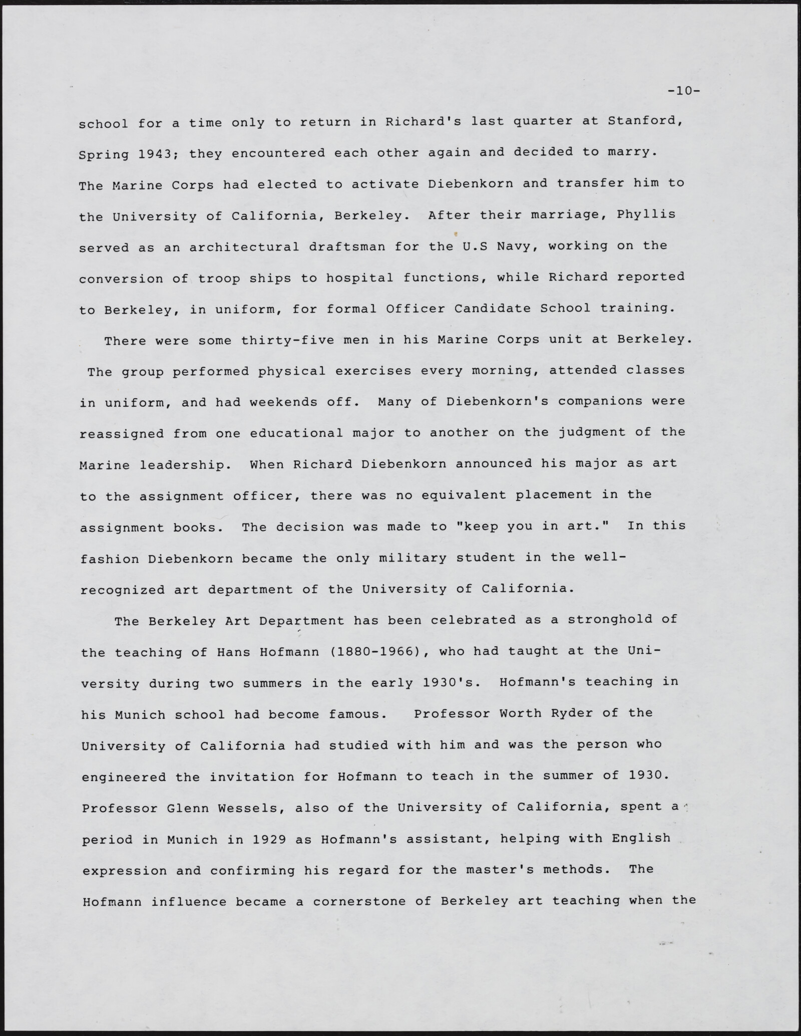 Gerald NORDLAND, essay draft, undated