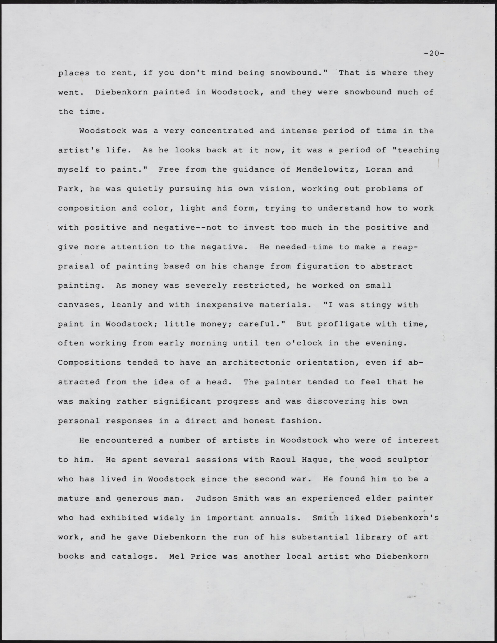 Gerald NORDLAND, essay draft, undated